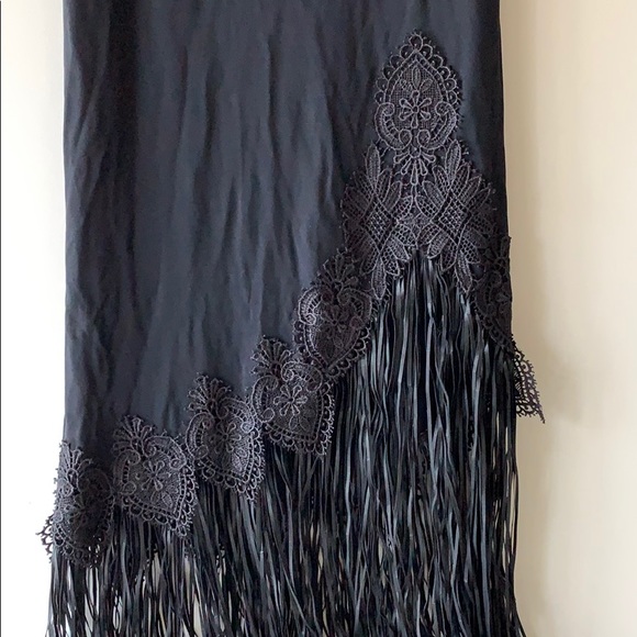 Jiki Monte Carlo Creations | Long Fringed Skirt - Picture 4 of 8